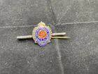 Royal Engineers Silver & Enamel Sweetheart Bar Brooch British Army Badge KC WW2