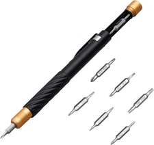 HengTianMei Eye Glasses Screwdriver Kit 12 in 1 Magnetic Multicolor 