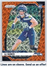 2024 Panini Prizm #304 AJ Barner Lazer