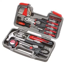 NEW 39-Piece Tool Kit with Case – Complete Set for Home Repairs and DIY Tasks