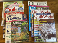 Lot of 9 Quilting Magazines; Quilt Patterns; FREE SHIP