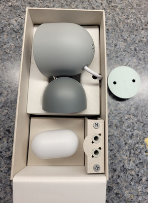 Google - Nest Cam Wired Indoor (3rd gen)- 2K Video w/Gemini Model: GA09975 Hazel