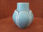 Rookwood Blue Matte Vase 2095 Art Pottery Cabinet Vase 1920s.