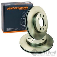2X Denckermann Bremsscheiben 238Mm BelÜFtet Vorne Passend FüR Nissan Kubistar RE