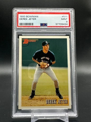 1993 Bowman #511 Derek Jeter Yankees RC Rookie HOF PSA 9 MINT
