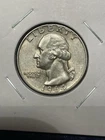 1964 D Silver Washington Quarter - lightly circulated