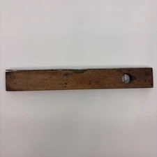 Vintage Torpedo Empire Level Mfg. Co. Milwaukee USA 8.75" Wood And Aluminum