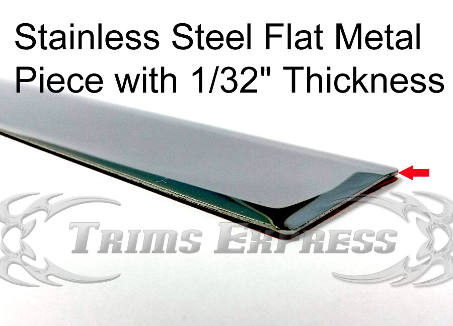 6-Piece Stainless Steel Body Side Molding Trim For 2009-2019 Jaguar XJ X351 – 2 1/8" Width