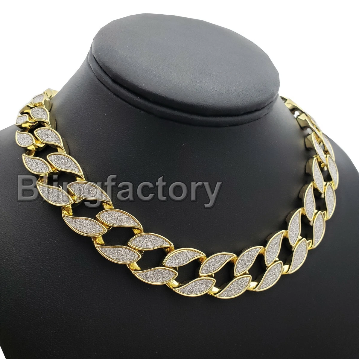 Cuban style deals necklace
