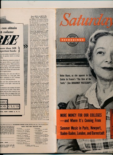 Saturday Review Vol. 38 #31 07-30-55 Helen Hayes "The Skin of Our Teeth" - Picture 5 of 5