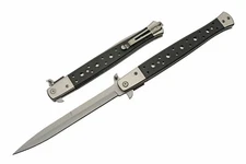 Jumbo 13" Assisted Open Stiletto Liner Lock Folding Knife G10 Giant Large Huge