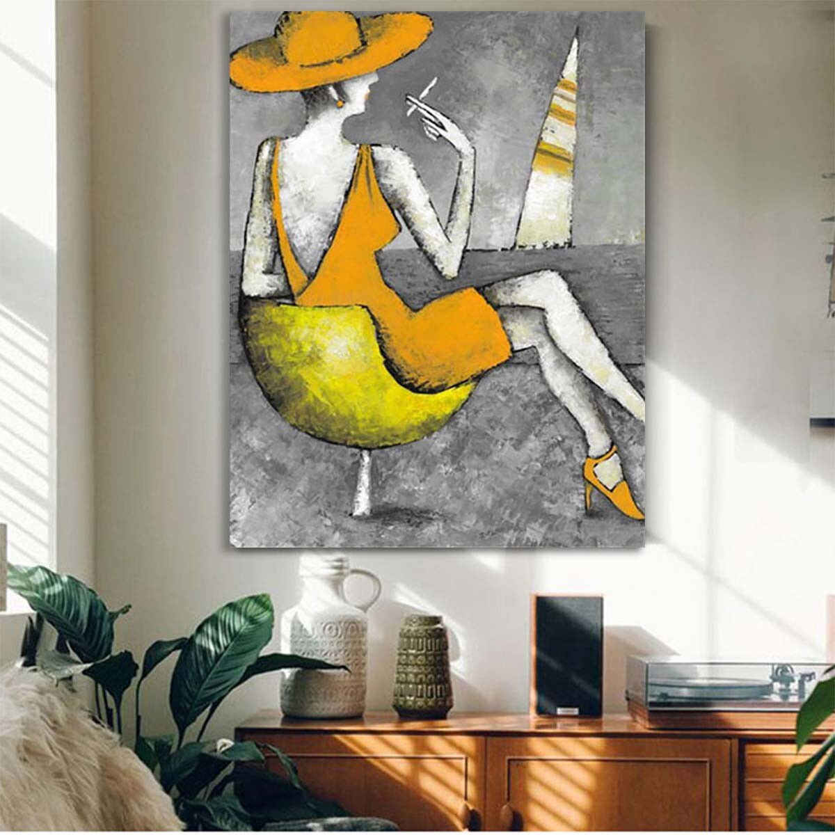 陶板 抽象ART vintage item s-l1600.jpg