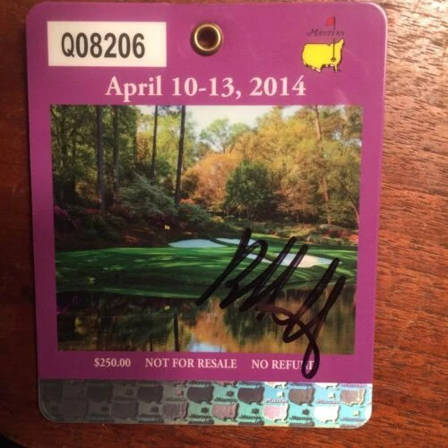 James Spence Authentication (JSA) Bubba Watson PGA Autographed Items