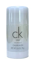 CK One by Calvin Klein for Unisex 2.6 oz Deodorant Stick NEW 100% AUTHENTIC