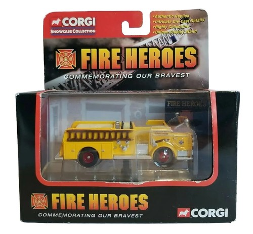 Corgi Fire Heroes 1960 Pumper Yellow CS90044 Showcase Co. New  - Picture 1 of 9