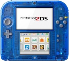 Nintendo 2DS Console Transparent Blue Discounted