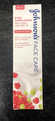 Johnson's Even Complexion Day Cream 50ml RARE!! Free shipping
