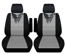 Two Tone Bucket Seat Covers - 2 Armrest Covers Fits 95-99 GMC Yukon Eagle