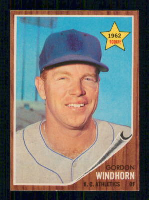 1962 TOPPS BASEBALL # 254 GORDON WINDHORN RC J9838 | eBay
