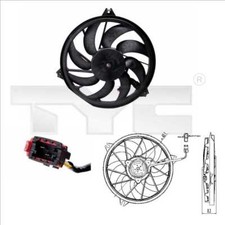 Ventola Motore Raffreddamento Adatta Per Peugeot 206 Berlina 206+ 826-0005