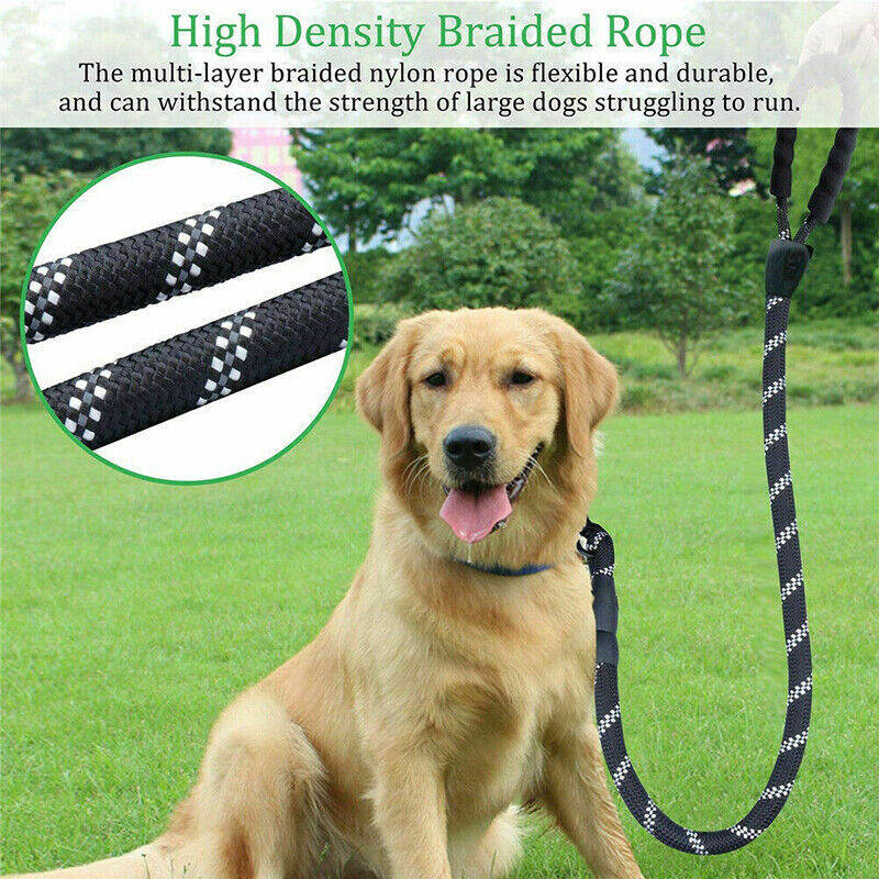 Nylon Training Dog Leash Heavy Duty Pet Products Strong Rope Recall