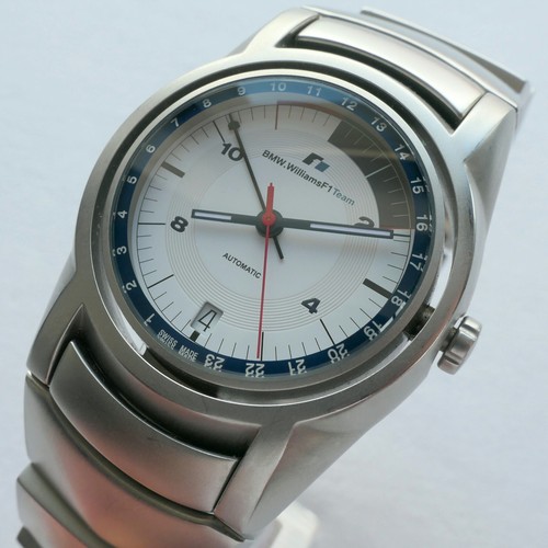 BMW Williams F1 Team Formula 1 M Power Motorsport Racing Automatic GMT Watch - Picture 12 of 24