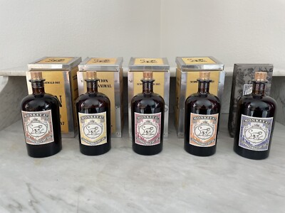 5 Flaschen Monkey 47 Gin Distillers Cut 2016 - 2020 Limited Edition neu und OVP