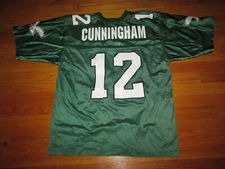 PHILADELPHIA EAGLES Vtg 90s Randall Cunningham APEX ONE 1 old logo Jersey jacket
