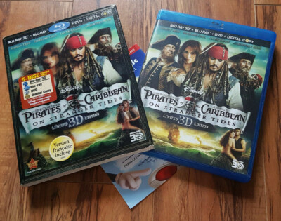 /2509 Pirates of the Caribbean - On Stranger Tides 3D 2D Blu-ray with ...