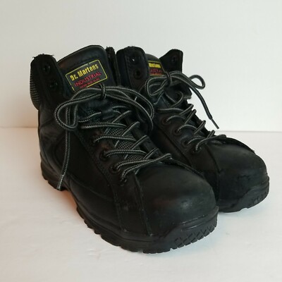 Dr Doc Martens Industrial Steel Toe Safety Boots UK6 US7M 8W