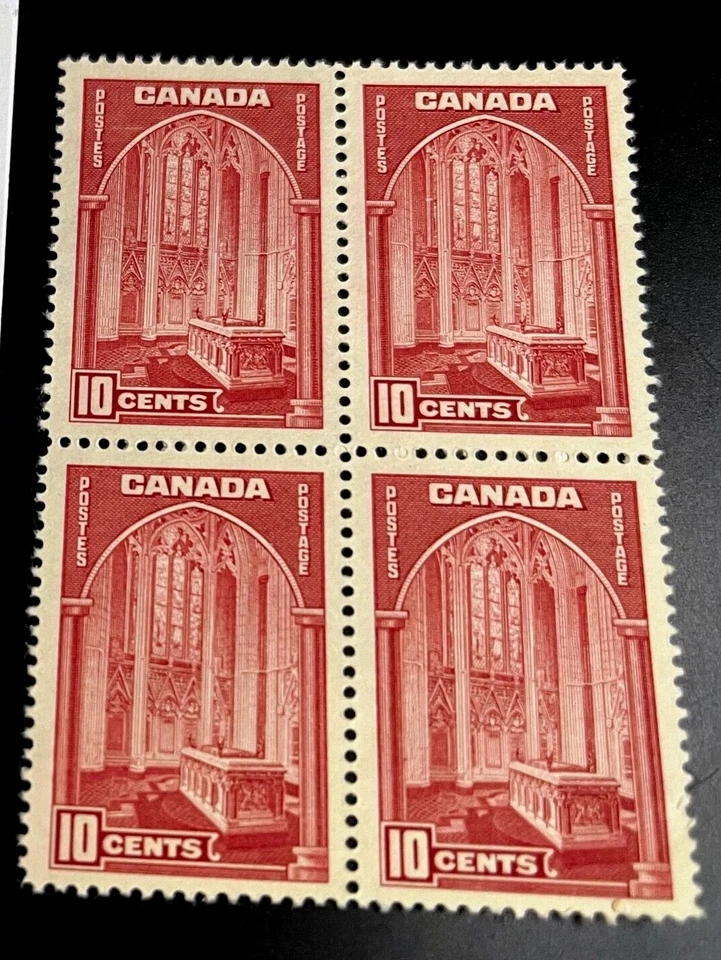 *ELECCIÓN* Canada Scott 241 COMO NUEVO NH VF BLOQUE de 4- Cat $96 (como singles) Foto 2 de 4