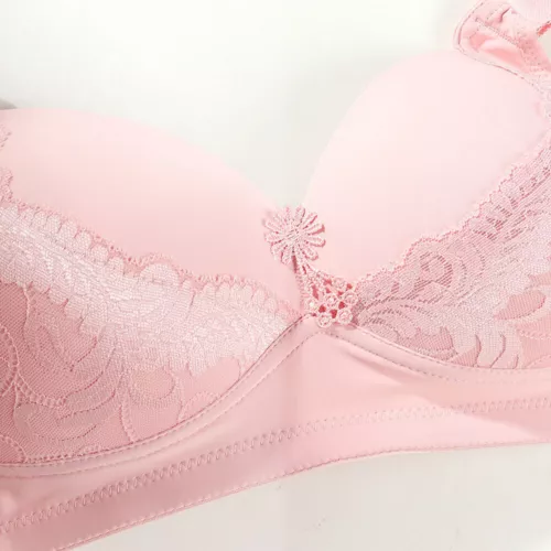 Women's Full Cup Bra Floral Lace Non-Padded Non-Wired Cool Comfort Plus Size D - Picture 8 of 18