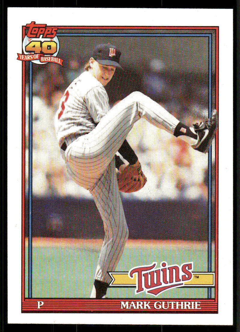 1991 Topps #698b Mark Guthrie