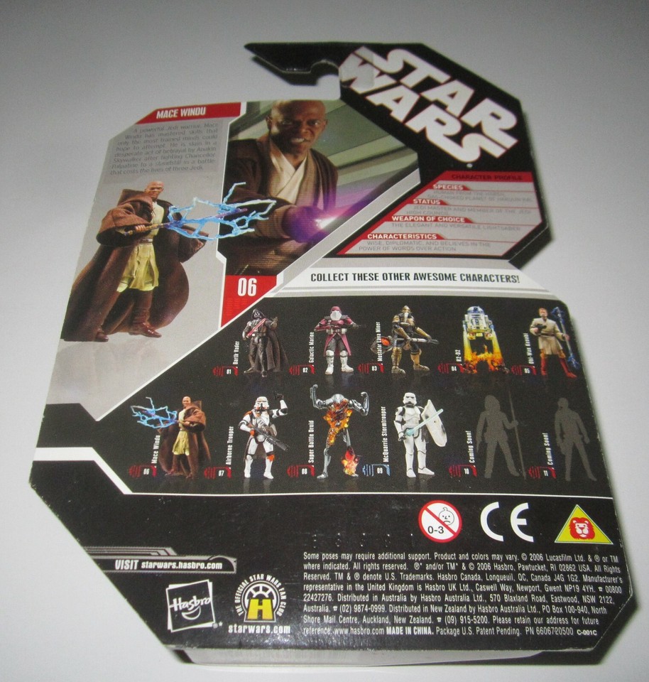 Star Wars 30° Anniversario - Action Figure Mace Windu (Ultimate Galactic Hunt) Con Moneta Oro - 4