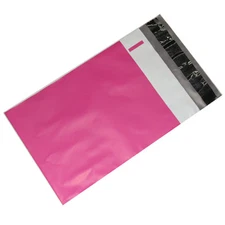 50 12x15.5 Pink Poly Mailers Shipping Envelopes Couture Boutique Quality Bags