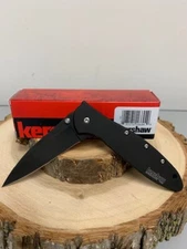 Kershaw Lockback KNIFE Leek 1660CKT Black Metal NEW in Package
