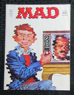 1973 MAD Magazine #160 GD+ 2.5 Alfred E Neuman / Peanuts / Cannon