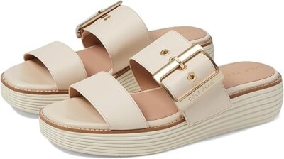 Cole Haan Originalgrand Platform Slide Womens 8.5 Sandollar Ivory