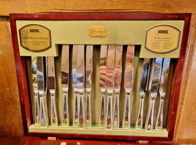 専用　イギリスアンティーク　VINERS　カトラリーセット　58ピース VERY RARELY USED EXC. Silver Plate VINERS 