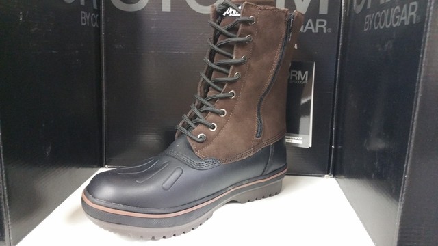 Storm By Cougar Squire Men's Guaranteed Waterproof Boots Black Coco Nubuck/Suede | eBay
