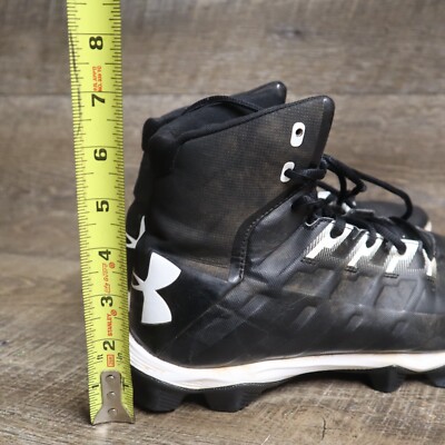 Under Armor Renegade Black White Football Cleats 3000173-002  display picture 1