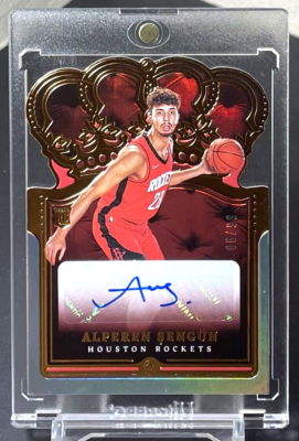 Alperen Sengun 2021-22 Crown Royale RC Die-Cut Rookie Autograph