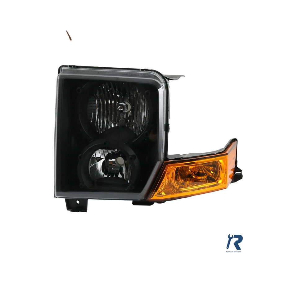 Nuevos faros cristal negro izquierda+derecha aptos para Jeep Commander 2006-2010 Foto 4 de 4