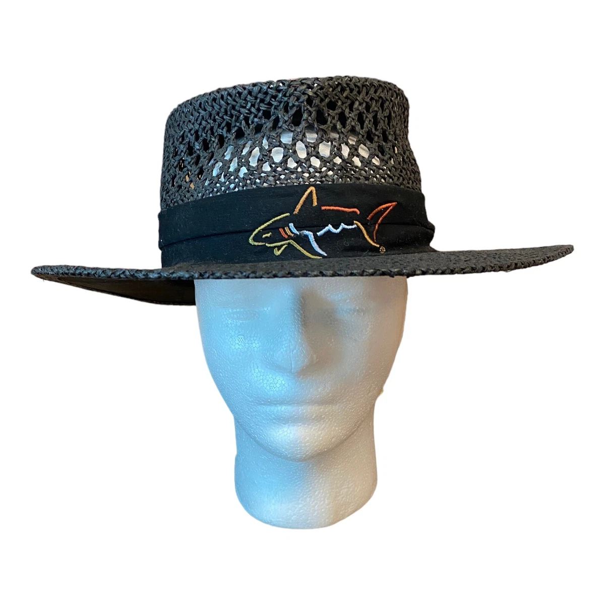 greg norman straw golf hat