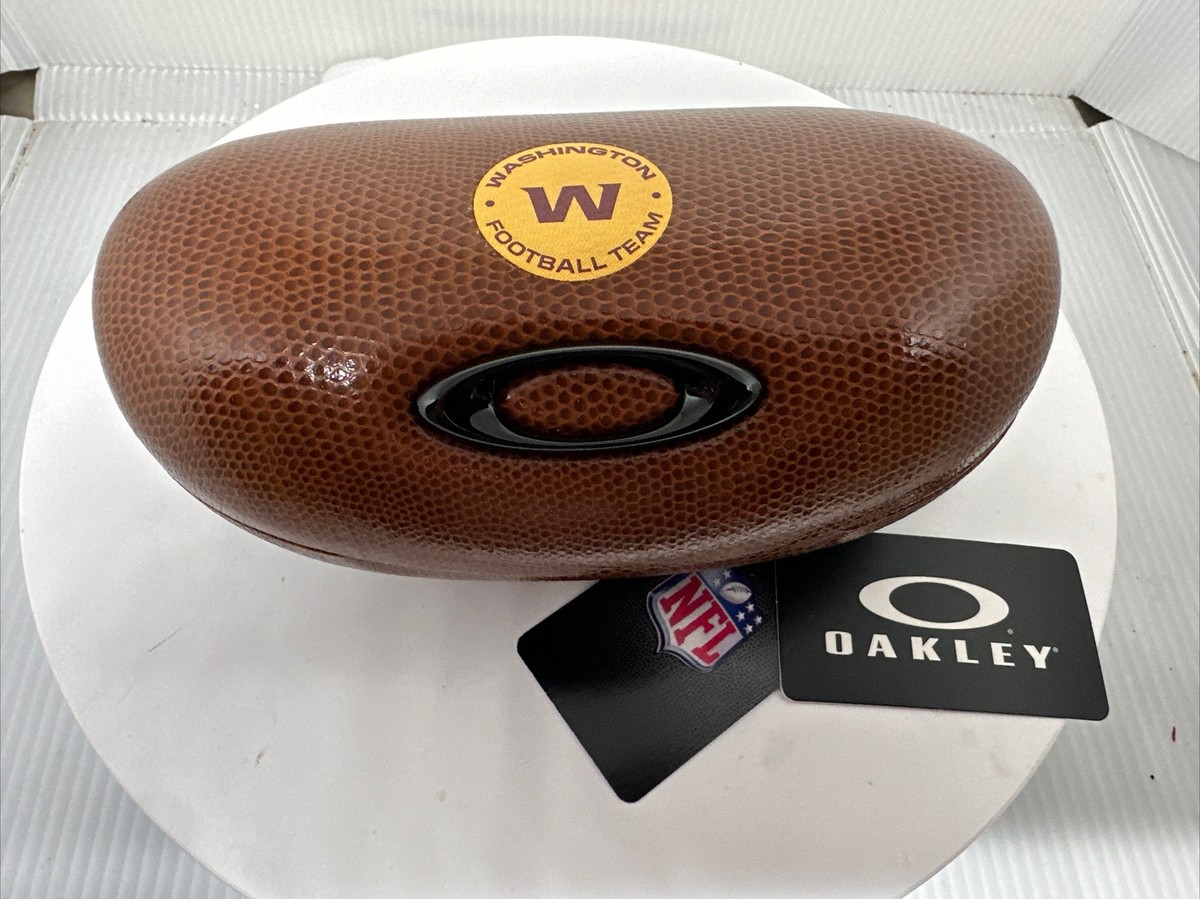 New Oakley NFL Washington Football Team Sunglasses Clamshell Hard