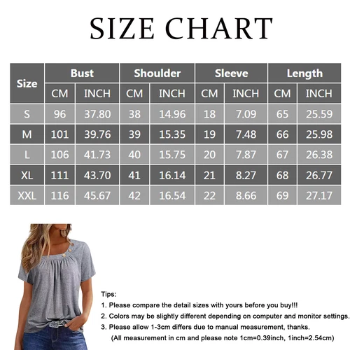 Damen T-Shirts Kurzarm Mode T-Shirts Tops Freizeit Sommer Outfits Kleidung - Bild 8 von 16