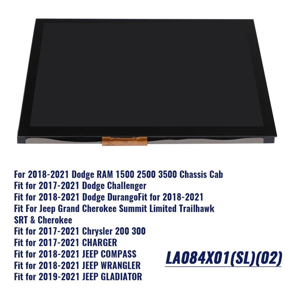 8.4" Display LA084X01(SL)(02) TFT-LCD Touch Screen für Jeep Compass Trailhawk DE - Bild 3 von 4