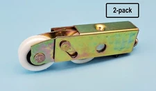 **2 PACK** Sliding Glass Door Tandem Roller 1-1/4” Nylon Wheels Prime-Line D1739