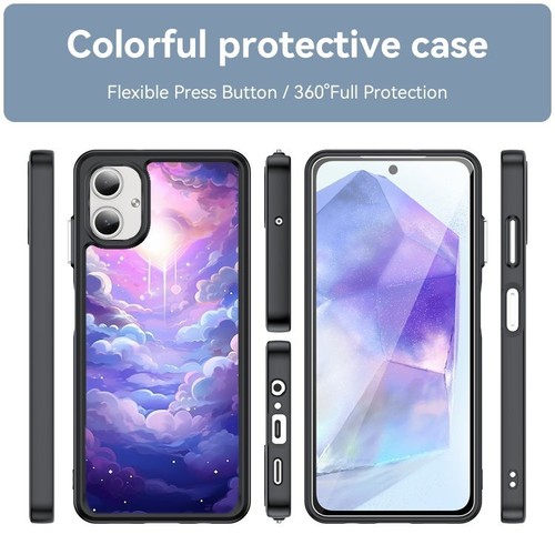 For Samsung 05s 06 a14 a15 a16 5G 4G Anti scratch Cover abstract rainbow clouds - Picture 25 of 25