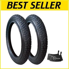 Thick & Durable 20” Kids Bike Tires and Inner Tubes Set - Safety & Comfort First